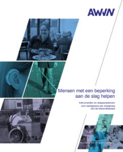 Cover van brochure 'Mensen met een beperking aan de slag helpen'